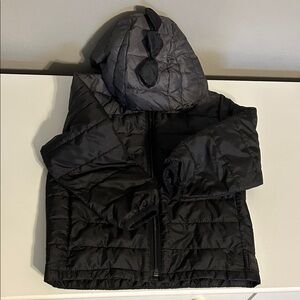 Kids Black Puffer Jacket